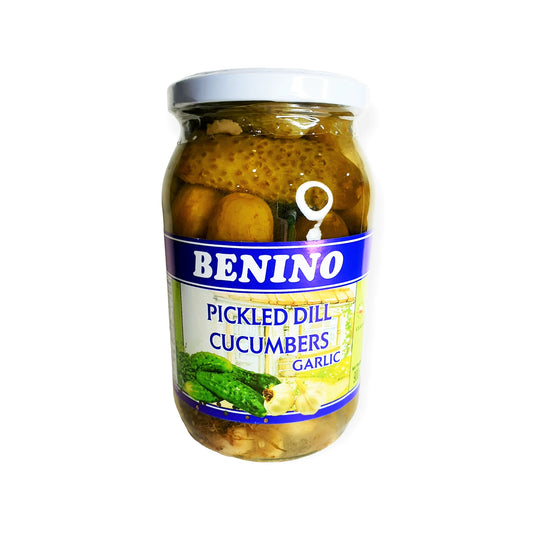 Benino Pickled Dill Cucumbers Garlic 900g