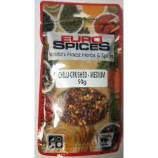 Euro Spices Chilli Crushed 40g