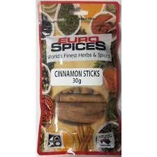 Euro Spices Cinnamon Sticks 30g