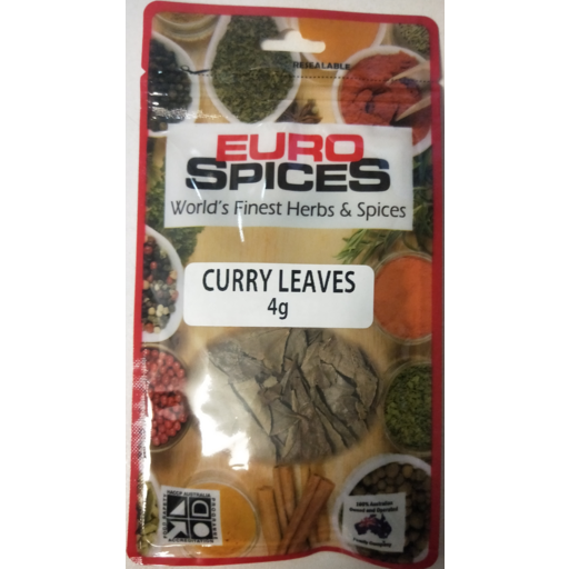 Euro Spices Curry Leaves 4g