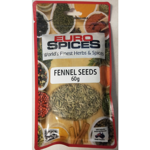 Euro Spices Fennel Seeds 50g