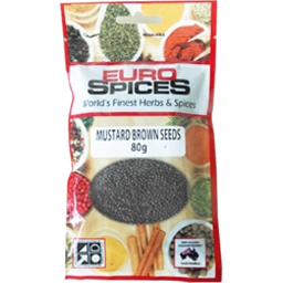 Euro Spices Mustard Brown Seeds 80g