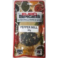 Euro Spices Pepper Mill 60g