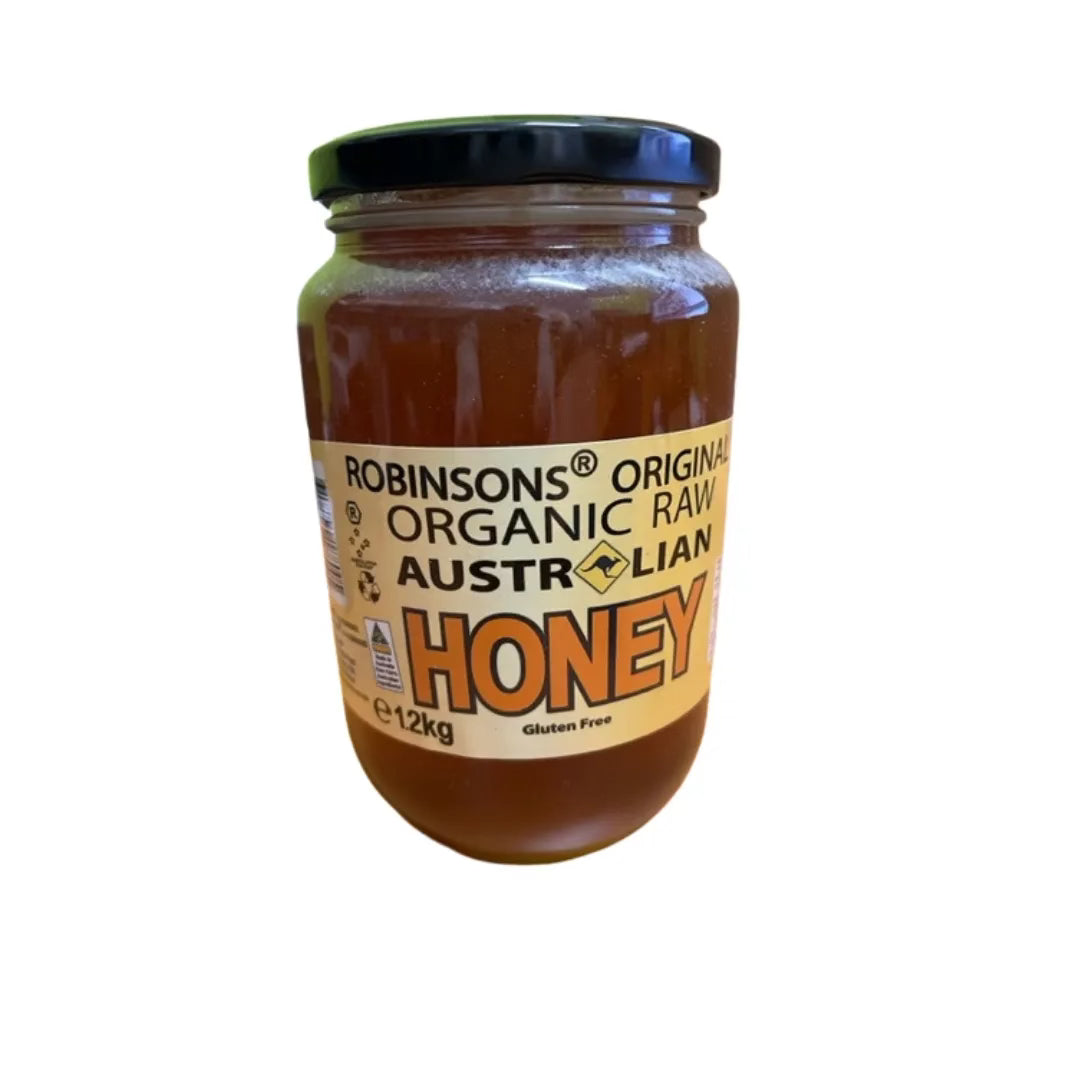 Robinsons Original Organic Raw Australian Honey 1.2kg