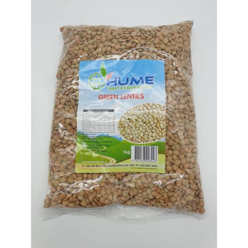 Hume Green Lentils 1kg