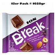 Ion Break Milk Chocolate with Raisins Nuts & Hazelnuts 85g