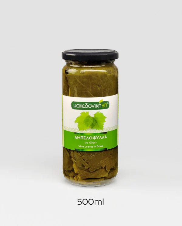 Makedoniki Vine Leaves in Brine 630g