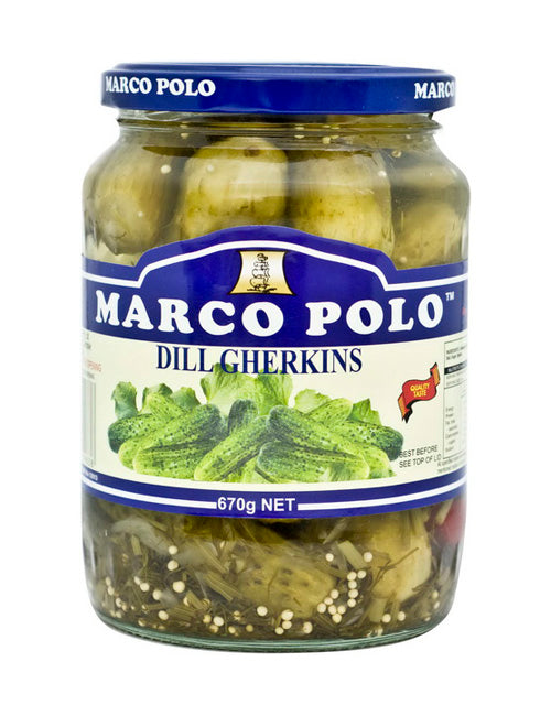 Marco Polo Dill Gherkins 670g