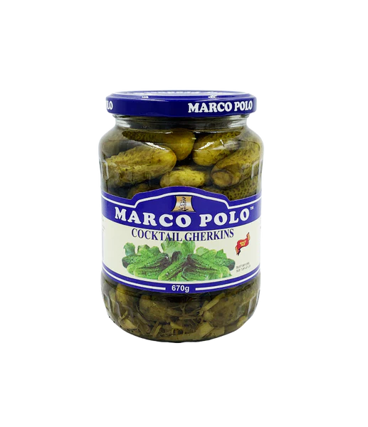 Marco Polo Sweet & Sour Gherkins 670g