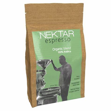 Nektar Ezpresso Organic Blend coffee 250g