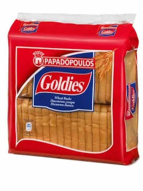 Papadopoulos Goldies Rusks 255g