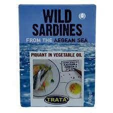 Trata Wild Sardines in Piquant in Vegetable Oil 100g