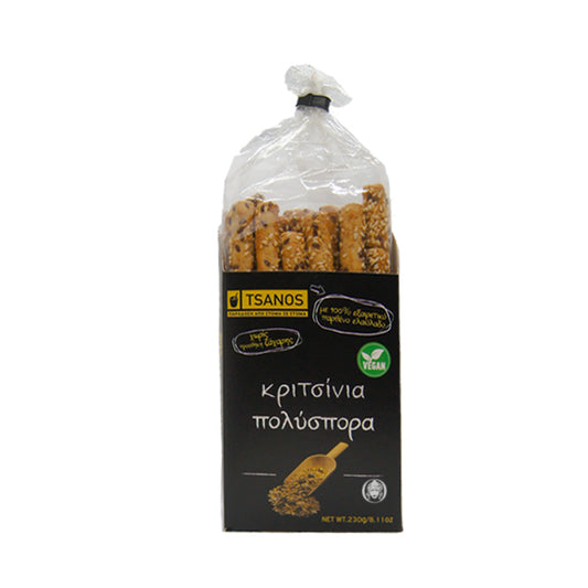 Tsanos Multiseed Breadsticks 230g