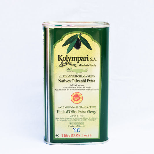 Kolymbari Extra Virgin Olive Oil 1 litre Tin